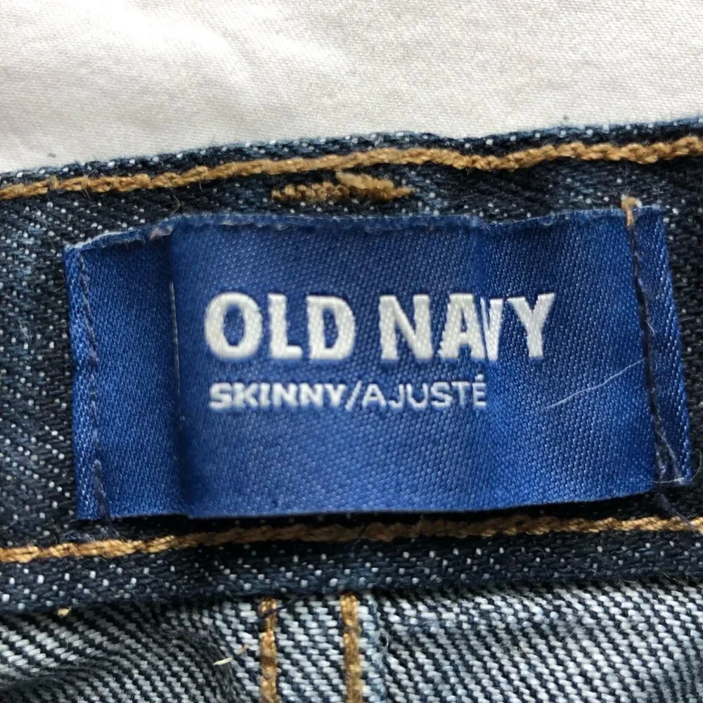 Old Navy Skinny Adjust Jeans Blue 7 Regular